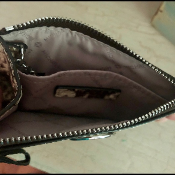 🌻 Michael Kors small coin snake case key ring NEW - Picture 4 of 6